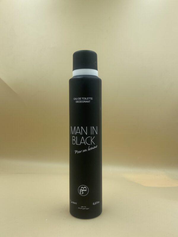 Déodorant man in black